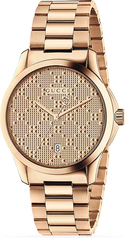 gucci g timeless rose gold watch|gucci g timeless review.